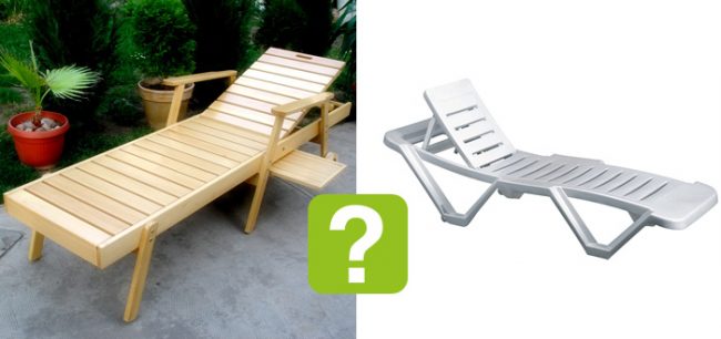 plasticne ili drvene lezaljke za plazu?