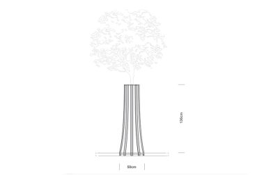 Zaštitna ograda za stabla - STANDARD